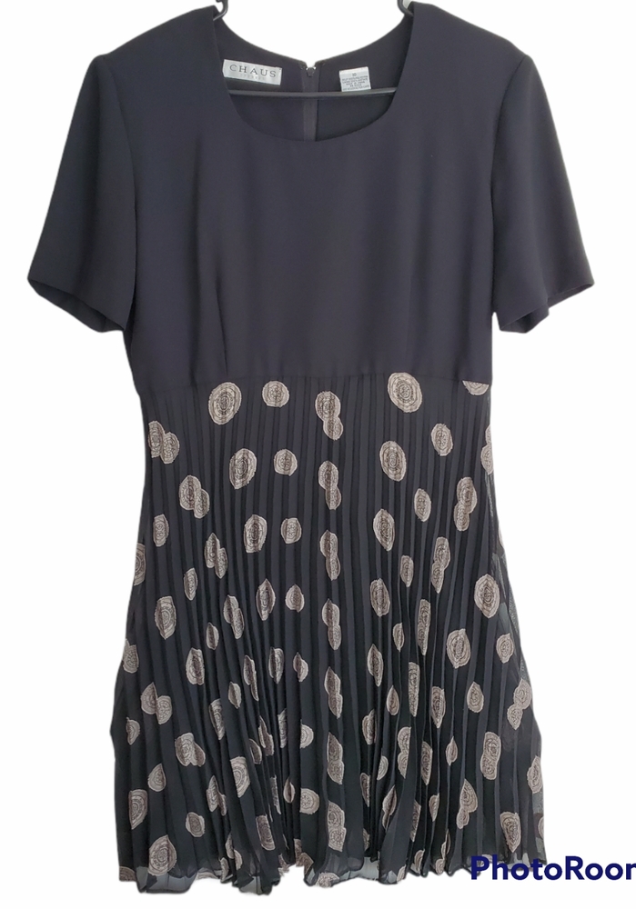 CHAUS DRESSES Black Short Sleeve size 10